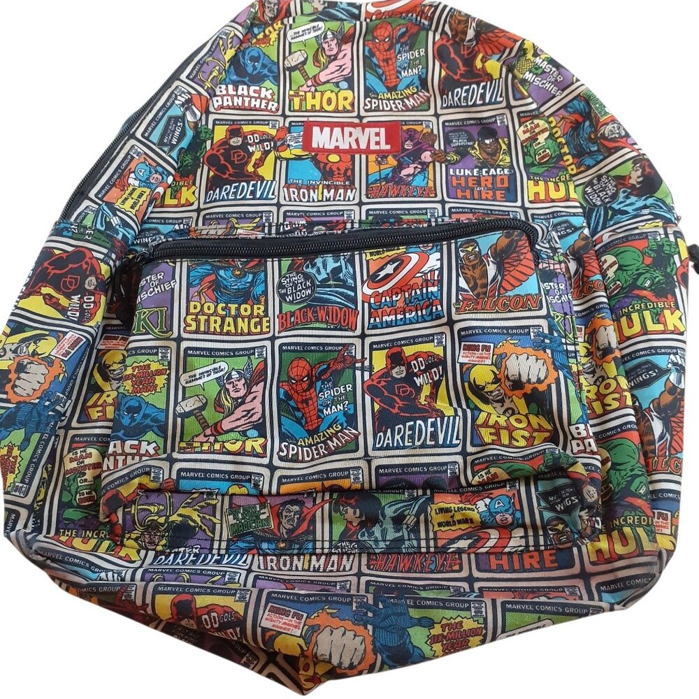 Marvel Comics Classic Avengers Print All-Over Backpack